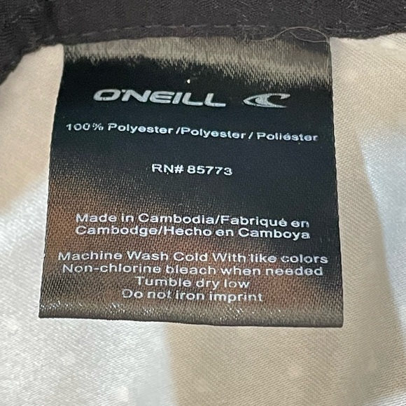 O'Neill Men’s Size 31 Board Shorts Swim Trunks Blue/Black Dots/Stripes - Picture 9 of 10